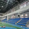 Gradas Telescópicas, Asientos para Público Fijos Eléctricos y Manuales para Estadio de Baloncesto, Gradas Móviles con Altura Ajustable