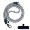 Cuerda de 10 mm de grosor, cordón para funda de teléfono móvil, espaciador, cuerda ajustable para colgar el teléfono móvil, cuerda para correa de cámara, parche para colgar el cuello