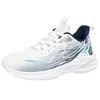 Sapatos masculinos Huili, nova coleção de outono 2026, cabedal em couro, à prova d'água, tênis de corrida masculinos, sapatos atléticos casuais leves, estilo masculino