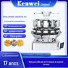 Balança de Pesagem Computadorizada Multi-Cabeça Jingwei, Máquina Automática de Enchimento e Embalagem, Balança de Embalagem Inteligente para Dosagem Quantitativa de Produtos Granulados
