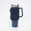 Tapa para Vaso de Hielo de 40 oz Color Material de Buceo Ventosa para Coche Cubierta Protectora Asa Bolsa de Almacenamiento para Tapa de Vaso de Hielo