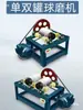 Molino de Bolas Pequeño de Laboratorio Polvo Mineral Esmalte Materia Prima Química Máquina de Molienda Planetaria de Tambor Horizontal