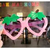 Nuevas gafas de sol para niños gafas de sol a prueba de UV lindas súper lindas moda para bebé lindas gafas con forma de fruta de fresa