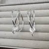Moinho de Vento Giratório, Brincos Grandes em Cruz Rotacionáveis, Círculo Grande Exagerado, Clipe de Orelha Disco Espiral Anti-Mosquito, Brincos Sem Furo