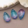 Colgante de Vidrio Mediano con Agujeros para Horquillas Hechas a Mano DIY, Accesorios para el Cabello de Estilo Antiguo y Componentes de Joyería