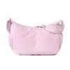 Bolsa transversal multicamadas prática e leve para mulheres, adequada para o trabalho e para o dia a dia, bolsa de ombro versátil, bolsa de tecido estilo coreano, casual e de grande capacidade, moderna