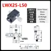 Plataforma de Deslocamento Manual no Eixo X LWX25 40 60-L50 100 150 200 Ajuste Fino Mesa Deslizante com Canaleta de Andorinha
