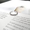 Suministro transfronterizo de comercio electrónico de anillo de cuerpo ligero, anillo de dedo vivo plateado de moda simple, regalo del Día de San Valentín, una generación de cabello