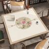Mantel de Mesa de Cuero Chino Impermeable y a Prueba de Aceite Mantel Resistente al Desgaste Anti-Escaldaduras Mesa de los Ocho Inmortales Mantel Cuadrado Alfombrilla para Mesa Sin Lavado