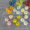 Flor artificial de crisantemo de verano de rama alta de 3 cabezas, flor falsa de margarita pequeña para boda, decoración del hogar, venta al por mayor