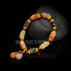 Pulsera de jade dorado de Xinjiang al por mayor de fábrica pulsera de cuentas coloridas material de jade pulsera para mujer colgante