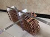 Enfriador Industrial Bobina de Refrigeración Evaporador Púrpura Intercambiador de Calor de Transmisión Tanque de Agua Disipador de Calor 3P5P10P-60HP