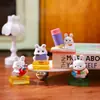 Nueva Caja Sorpresa Diario Escolar del Conejo Obediente Zhuanzhuan Figura de Mascota Linda Giratoria Decoración de Escritorio Adorno de Juego de Moda Popular en Internet