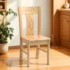 Silla de madera maciza silla de comedor silla con respaldo sin instalación taburete de madera maciza pura hogar simple restaurante mesa de comedor china silla