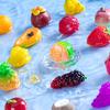 Paisaje en Miniatura Fruta Artificial Lichi Fresa Juguete Lindo Creativo Caja Ciega Accesorios de Decoración DIY Adornos Pequeños