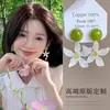 Colección~Pendientes Tesoro 2026 Estilo Nuevo Personalidad de Alta Gama Versátiles para Viaje Pendientes Coloridos Dopamina para Mujer