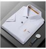 Verano Transfronterizo Nuevo Solapa Camiseta de Hombre Color Sólido Algodón Polo Camiseta de Hombre Amigable con la Piel Bordada Combinable Manga Corta Hombre