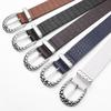 Fábrica BSCI Cinturón Nuevo para Mujer Hebilla Ovalada Corea del Sur Moda Estudiantil Moda Coreana Cinturón Decorativo Cintura