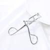 Rizador de pestañas galvanoplastia resorte rizador de ojos a granel modelado rizador de pestañas rizador de pestañas Plata Fábrica mayoreo