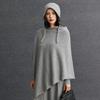 2025 Cachemir Otoño e Invierno Nuevo Chal de Estilo Perezoso para Mujer Chal de Longitud Media Cárdigan de Punto Superior con Suéter