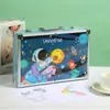 180 Caixa de Madeira Pincel Caneta Aquarela Conjunto Pintura Artística Infantil Giz Pastel a Óleo Ferramenta Caixa de Presente Dia das Crianças