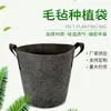Bolsa de fieltro para plantar flores y verduras, personalizada al por mayor, no tejida, tridimensional, de fieltro.