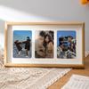 Conjunto Criativo de Porta-Retratos Combinados 234 Peças Casal Vazado Porta-Retrato 6 Polegadas Porta-Fotos de Madeira Personalizado Álbum Porta-Retratos de Três ou Quatro Peças