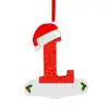 Decoración Navideña 2D Transfronteriza Letras Árbol de Navidad Colgante Yikoulian 26 Letras Decoración Navideña Festiva para el Hogar