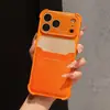 Adequado para Iphone18Promax Novo Padrão de Tecido Apple 16 Suporte para Cartões de Camada Dupla Capa para Celular 17 Anti-Queda 14 Capa Protetora