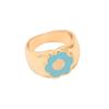Anillo de Sol de Goteo de Aceite Geométrico Oculto Anillo para Dedo Índice Articulación Anillo de Accesorios Nuevo Producto Transfronterizo Mismo Celebridad de Internet Índice de Temperamento