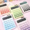 Calculadora de Color Gradiente de Doble Alimentación Solar con Botones Grandes, Elegante y de Aspecto de Alta Calidad, Diseñada Específicamente para Estudiantes y Uso de Oficina