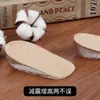 Botas Martin Invisíveis Masculinas e Femininas Almofadas de Silicone para Aumentar a Altura para Pessoas Baixas, Palmilhas Confortáveis de Solado Macio de Meio Número para Aumentar a Altura