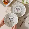 Conjunto de louça de cerâmica com underglaze de alta qualidade, estilo francês, para uso doméstico, apresentando novos designs para 2026, perfeito como presente de inauguração de casa