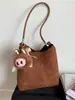 Bolsa feminina fashion 2026 nova bolsa de ombro casual de grande capacidade bolsa de balde casual bolsa transversal para o dia a dia moderna