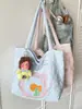 Bolsa Transversal Desenho Animado Fofa Feminina 2026 Nova Outono Inverno Grande Capacidade Casual Bolsa Tote Bolsa Escolar para Estudante
