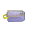 Bolso Cruzado de PU, Neceser para Mujer, Bolso de Mano Portátil, Bolsa Impermeable para Artículos de Tocador de Cuidado de la Piel, Bolso de Gran Capacidad, Bolsa de Viaje