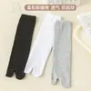 Calcetines de Dos Dedos para Mujer, Calcetines de Terciopelo hasta la Pantorrilla, Chanclas Finas de Verano, Calcetines con Dedos Separados para Pulgar y Dedo Gordo, Medias de Dedos Separados para Mujer