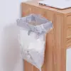 Estante Plegable para Basura Estante de Almacenamiento Montado en la Pared Cubo de Basura Gabinete de Cocina Portarrollos de Bolsa de Plástico Retráctil Almacenamiento Plegable