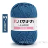 4 Ovillos de Hilo de Algodón Leche de Grosor Medio Hilo para Bebé Kit de Materiales para Tejer Crochet Hecho a Mano DIY Ramo de Muñeca