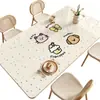 Mantel de Mesa de Comedor Lindo y Divertido de Dibujos Animados, Impermeable, Resistente a Manchas, No Lavable, Protector de Mesa Rectangular de Lujo Ligero 2025