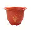 Maceta de Plástico para Paisajismo del Hogar Maceta para Orquídeas Maceta Simple para Clivia Bonsái Maceta Gruesa de Cerámica de Imitación Maceta de Flor de Imitación Zisha