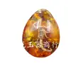 Pingente de Joia Pingente de Âmbar Artificial com Inseto Âmbar de Cera de Abelha Pingente de Borboleta Âmbar Pingente de Caranguejo Gota d'Água Âmbar Pomper