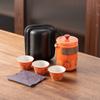 Juego de Té Taza Rápida Exterior Preparación y Bebida de Té Tetera Juego Pequeño Regalo de Negocios Logotipo Personalizable Caja de Regalo Hojas de Té Portátiles