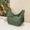 Moda de Verão 2026 Versátil Simples Grande Capacidade Design Japonês de Nicho Ombro Único Transversal para o Dia a Dia Bolsa Dumpling