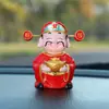 Boa Sorte Deus da Riqueza Cinco Maneiras de Gerar Riqueza Combinação Criativa do Deus da Riqueza Enfeite de Carro Decoração de Carro Dropshipping