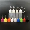 Botella de Aceite Pe de 10 ml con Tapa de Aguja, Botella de Aceite Esencial, Botella Personalizada con Tubo de Aguja para Envasado de Líquidos