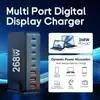 Comércio Exterior Suprimento Transfronteiriço 800W Carregamento de Viagem Plugue de Carregamento de Mesa Multi-Porta Adaptador Carregador Rápido de Nitreto de Gálio Pd