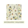Cuaderno de Acuarela, Algodón 300g, Journal Plegable de Tela Estilo Acordeón, Cuaderno de Papel para Acuarela Portátil de Viaje para Estudiantes, Todo Algodón