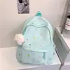 Mochila Leve College 2025 Novo Estilo Suave e Artística para Mulheres, Mochila Casual Estilo Mori, Mochila Simples para o Dia a Dia