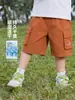 Shorts de Trabajo de Secado Rápido para Niños Estilo Europeo Derecho Verano 2026 Nueva Ropa Infantil Shorts Delgados de Verano para Niños Pequeños